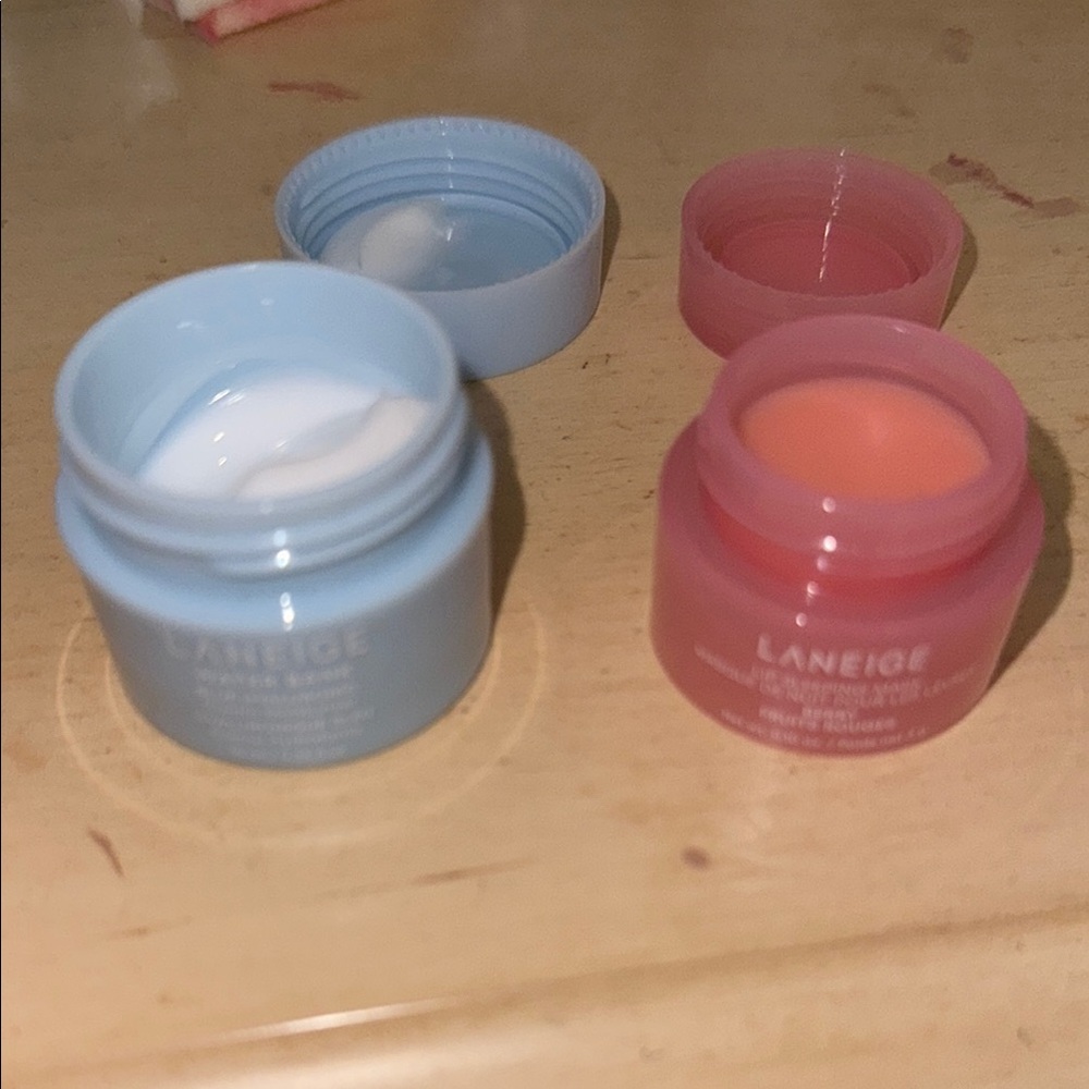 LANEIGE Pink and Blue Lip Balm Duo